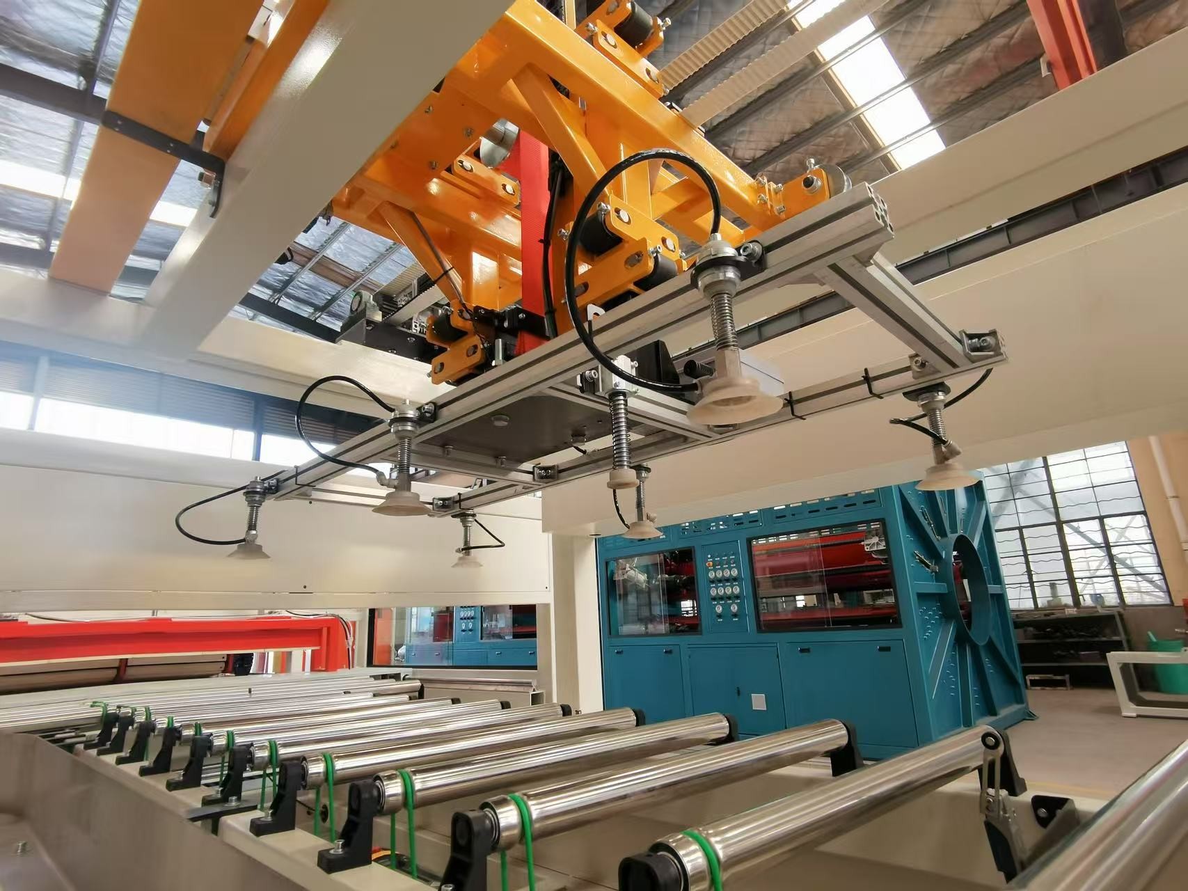 UPVC Window Door Frame Making Machine WPC PVC Profile Extrusion Line AC Motor Plastic Extruder Construction Plastic PVC / UPVC Profile Wall Ceiling