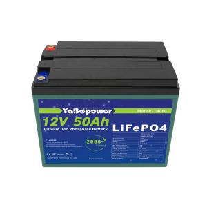 China 12v 50ah Lifepo4 Rechargeable Battery Pack 2000 Deep Cycles on sale