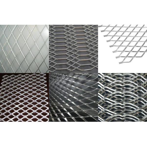 Construction Decorative Expanded Metal Wire Mesh Solid Sheets Fine Workmanship