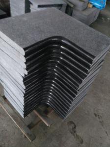 Multi Function Polished Granite Floor Tiles / Black White Galaxy Granite Floor Tiles