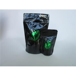 Black Plastic k Bags Medical Cannabis / Tobacco / Herbal / Spice Packing