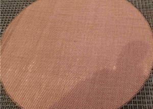 China Copper Wire Mesh Filter Disc 2um To 300um Filter Precision With High Fatigue Resistance on sale