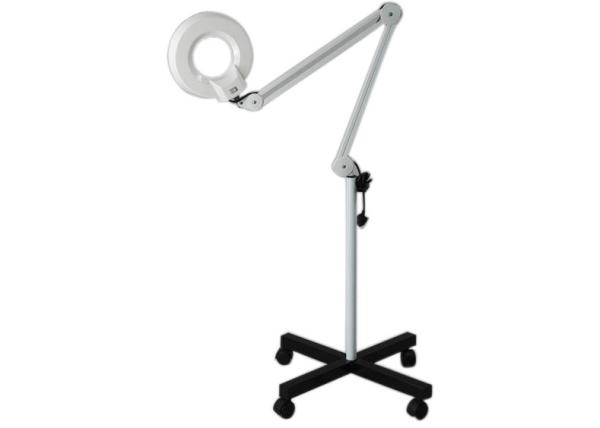 Quality Floor Standing Magnifier Lamp , Metal / Plastics Floor Lighted Magnifying Lamp for sale
