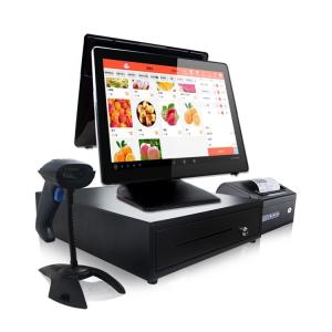 Buy cheap 15 Inch Pos Systems Machine Touch Screen Cash Register All In One Windows OS product