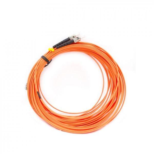 Orange 2.0mm Multimode Duplex LSZH Sc To St Fiber Patch Cable