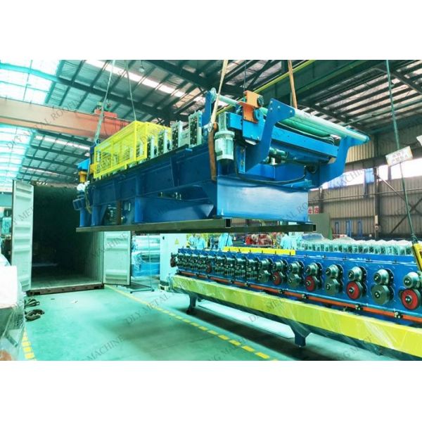 20M Roofing Sheet Roll Forming Machine Cr12 CE Roof Panel Roll Former