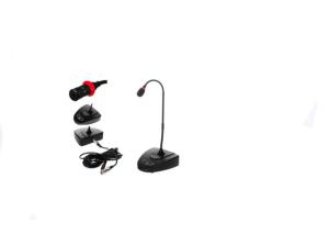 China Low Noise Conference Table Microphone , Wireless System Microphone Flexible on sale