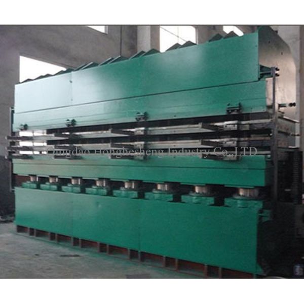 C Tyre Tire Tread Rubber Plate Vulcanizing Press Machine 200 Ton 1000*1000mm