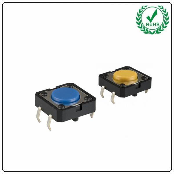Quality 12*12 SMD Tact Switch Life 100000 Cycles SMT 12x12 Right Angle Tactile Switch for sale