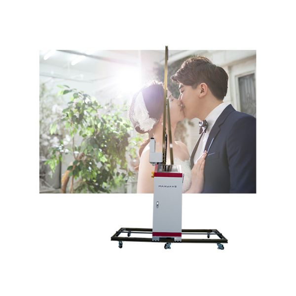 CMYK Vertical 3D Wall Printing Machine 2200mm High Double Head DX5