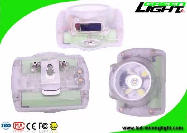 Quality 480mA Miners Cap Lamp Long Working Time With OLED digital screen USB Portable 4 hours fast Charger for sale