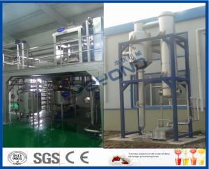 Liquid Beverage Juice Manufacturing Equipment , CIP Cleaning Juice Manufacturing Machines