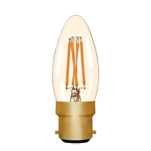 China Instant start COB 60mm C37 4W Edison Bulb LED globe filament on sale