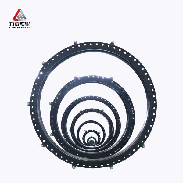 Quality DN3200 Flange Single Sphere Flexible Rubber Joint For Noise Reduction for sale