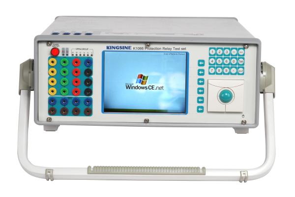 Quality 6.4 LCD Screen Protection Relay Testing K1066 , 8 Pairs Binary Input for sale
