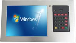 IPPC-1203KB 12.1 Industrial Touch Panel PC Integrated Keyboard Card Reader Barcode Scanning Module