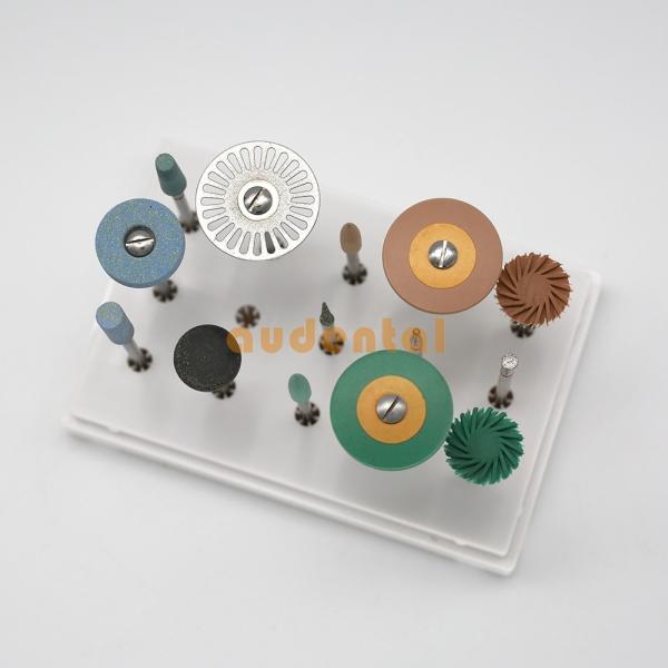 Quality Diamond Dental Acrylic Polishing Burs PMMA Zirconia Crown Polishing Kit for sale