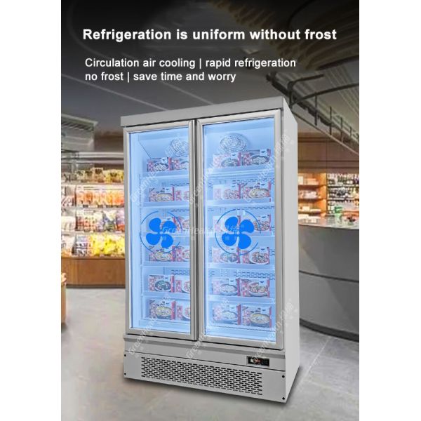 Low Noise Energy Saving Commercial Supermaket Meat Refrigerators Freezers