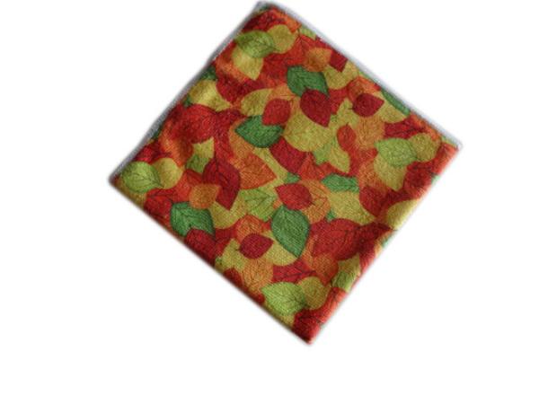 Quality Printed Microfiber Cleaning Towel Autumn Leaves for sale