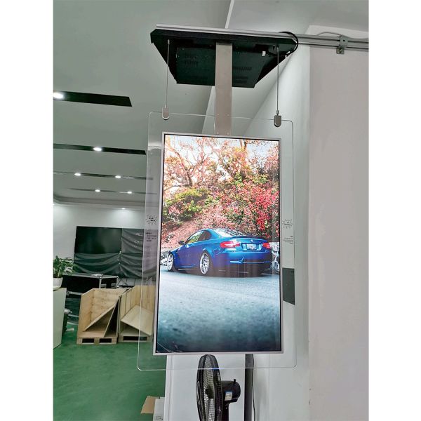 Double Sided Wall Mounted Digital Signage 32 43 55 65 Inch Ultra Slim For Advertising Player