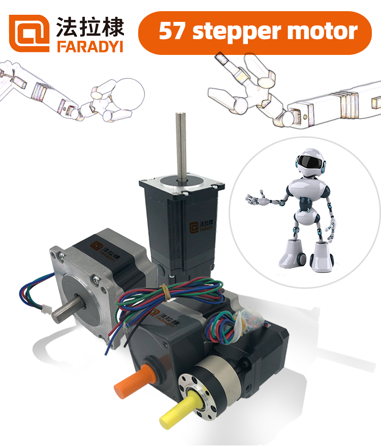 Faradyi 12V nema 23 Stepper Motors Wire Cutting and Striping Machine Close Loop Stepper Motor Nema 23