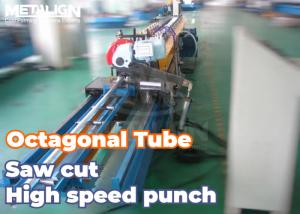 Buy cheap Octagonal Tube Durable Cold Roll Forming Line With Automatic Punching And High Speed Forming product