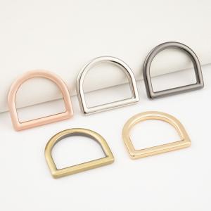 Eco-friendly 1 Inch Metal D Ring Buckle for Handbag Environmental Electroplating