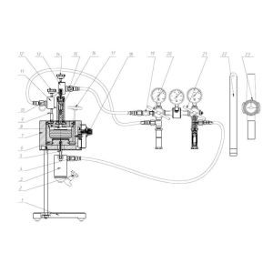 Buy cheap 500w Drilling Fluid Testing Equipment Hthp Differential Sticking Tester product