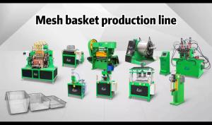 China Hwashi Large Metal Storage Basket Stainless Steel Wire Basket Production Line, Customize Welding Wire Mesh Basket on sale