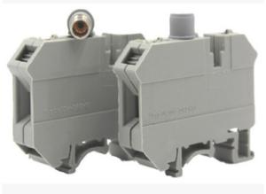 Buy cheap SUK-10RD/X led fuse terminal block DIN rail terminal blocks 800VM10A gray color din rail connector product
