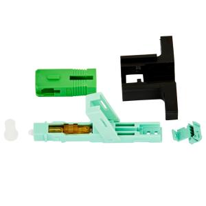 Buy cheap Embedded SC UPC Fiber Optic Fast assembly Connector apply for FTTH product