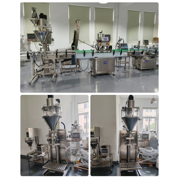 Automatic Jar Can Powder Filling Machine for 10-50kg Containers