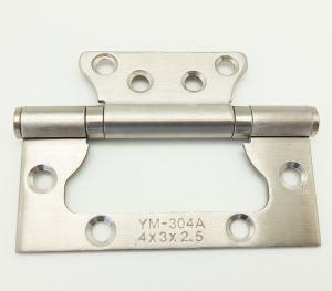 China Butterfly SS 201 / 304 Door And Window Hinge 100×51×2.5mm Size on sale