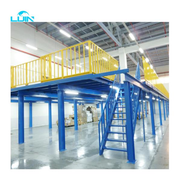 Quality 2000kgs Loading Industrial Mezzanine Floors Steel Platform Multi Tier Racking for sale