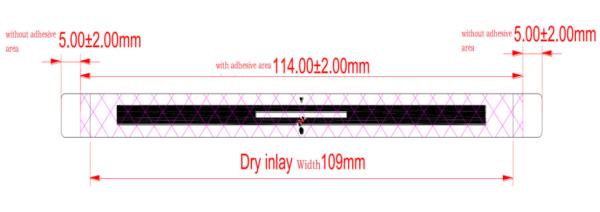 Quality Double Side Adhesive RFID Wet Inlay M4QT Chip Release Paper for sale