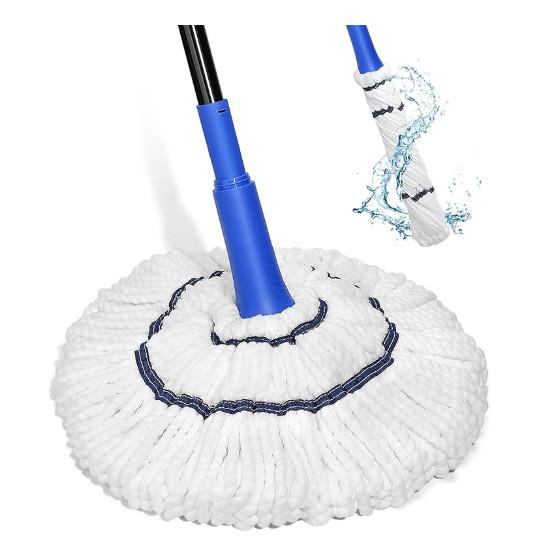 Quality Self-tightening mop, microfiber rotating mop for sale