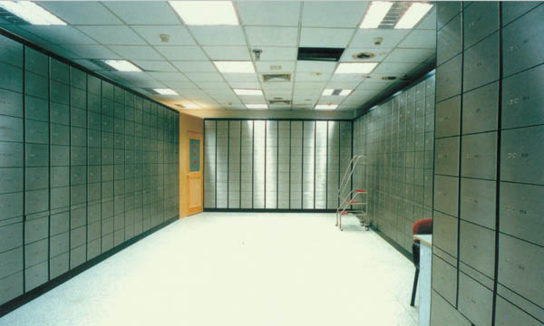 Stainless Steel Height 350mm Depth 500mm Vault Safe Box For Central Bank