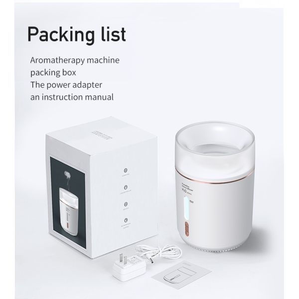 HOMEFISH H2O Cloud Mist Air Jellyfish Humidifiers Room Aroma Oil Diffuser 480ml