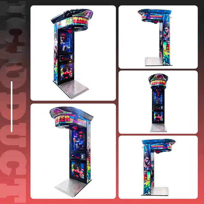 Coin Operated Game Street Amusement Park Electronic Hammer Boxing Machine Arcade Boxing Punch Machine Price For Sale