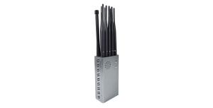 Buy cheap Portable Cell Phone Signal Jamming Device with 10 Antennas GPS Wifi Signal Stopper,Nylon Cover Easily Carry on Hand product