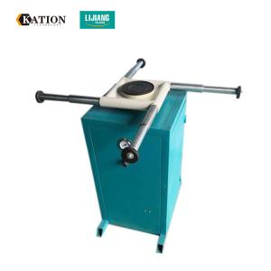 China Glass Rotating Table Manual Sealing Pump Machine For Insulating Glass Hollow Glaszing on sale