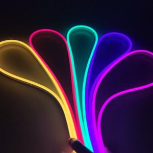 China 6x12mm Soft LED Neon Flexible Strip 12V Blue red pink colorful Narrow Decoration IP65 on sale