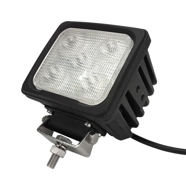 Flood/Spot Beam Square Headlight Heavy Duty Tractor Machinery LED Working Light