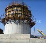 High Efficient Jump Form Formwork System Crane Lifted Steel Raw Material