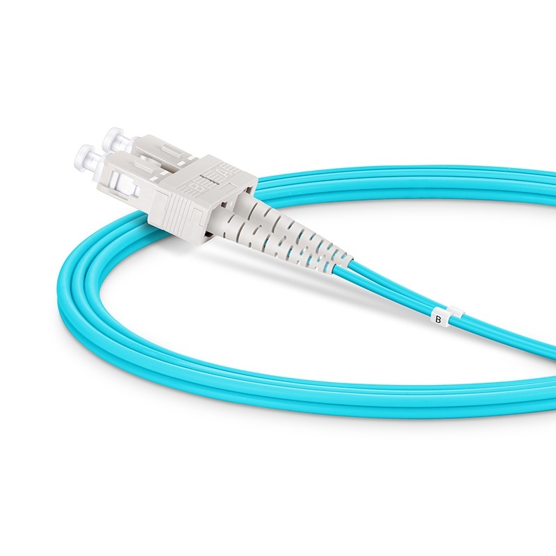 Multimode Fiber Optic Patch Cord Cable SC to LC Connector Suitable for Data Center and Telecommunication Applications