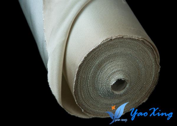 Quality Plain High Temperature Fiberglass Cloth With Steel Wire Inside Good Heat Insulation for sale