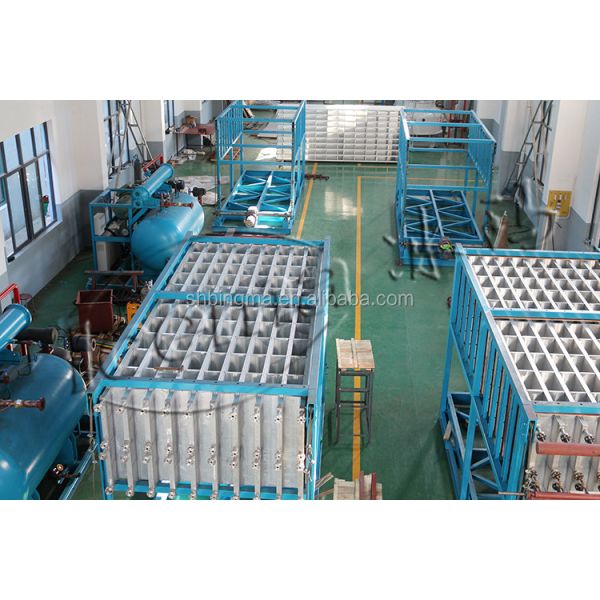 5000KG 5T Direct Cooling Block Ice Machine CE 1800W