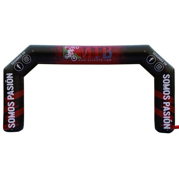 Oxford Cloth Giant Entrance Inflatable Arch Advertising Events With Led Light