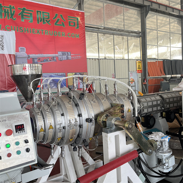 30m/min Single Screw Extruder Machine HDPE PPR Pipe Production Line Line Drip Tape Machine