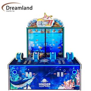 Buy cheap Age 5 Years Coin Pusher Go Fish Ticket Redemption Game Machine Customized Support ODM OEM Coin Operated Fishing Arcade Video Game Machine product